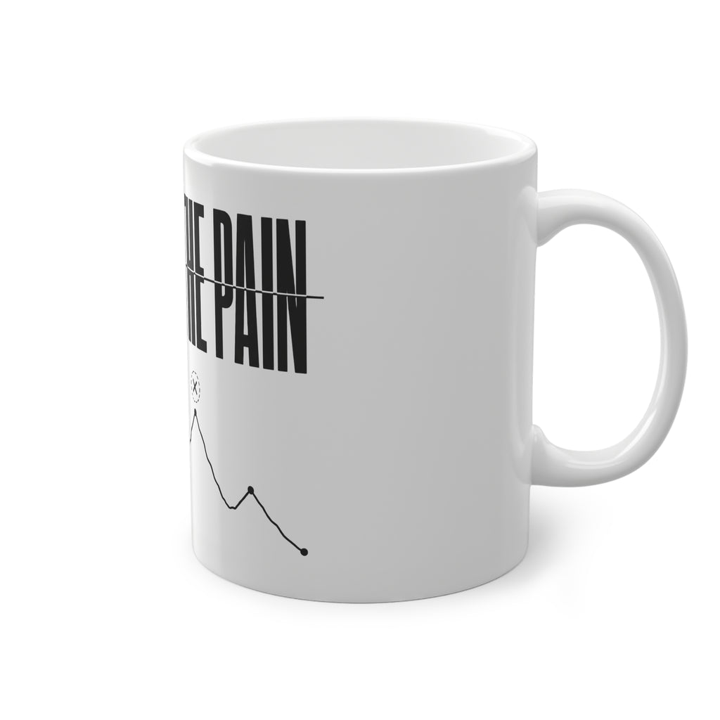 EMBRACE THE PAIN Mug – Ceramic Mug (Black Print)