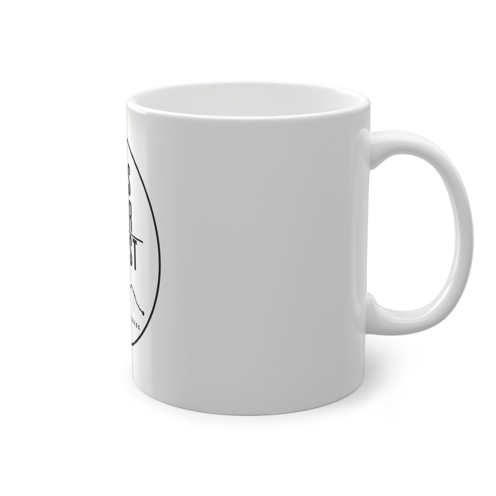 MILES UNDER PROTEST Mug – Ceramic Mug (Black Print)