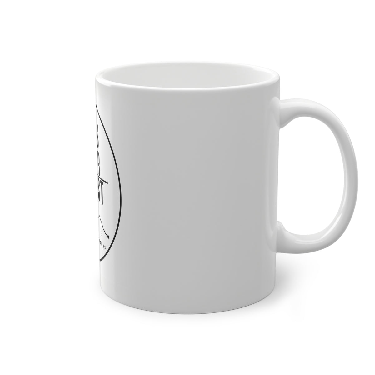 MILES UNDER PROTEST Mug – Ceramic Mug (Black Print)