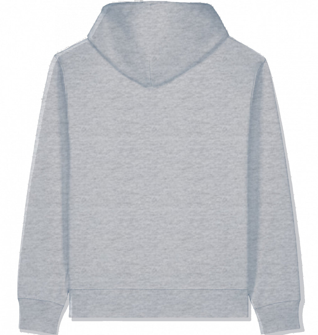 RUN RECOVER REPEAT Heavy Hoodie – Black Print - Flat Mockup