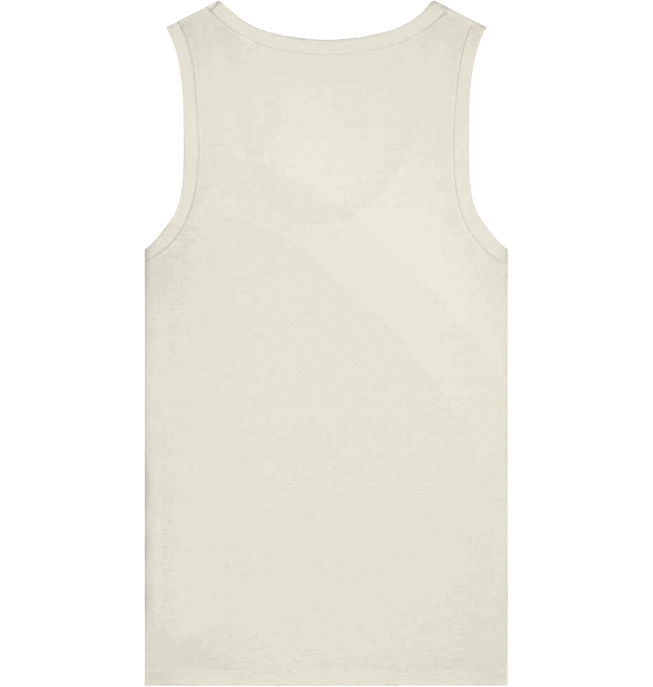 EMBRACE THE PAIN Women's Tank Top – Organic Fitted Top (Black Print) - Flat Mockup