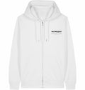 KONTROLLIERT GESTORBEN Organic Zip Hoodie – Black Print - Flat Mockup