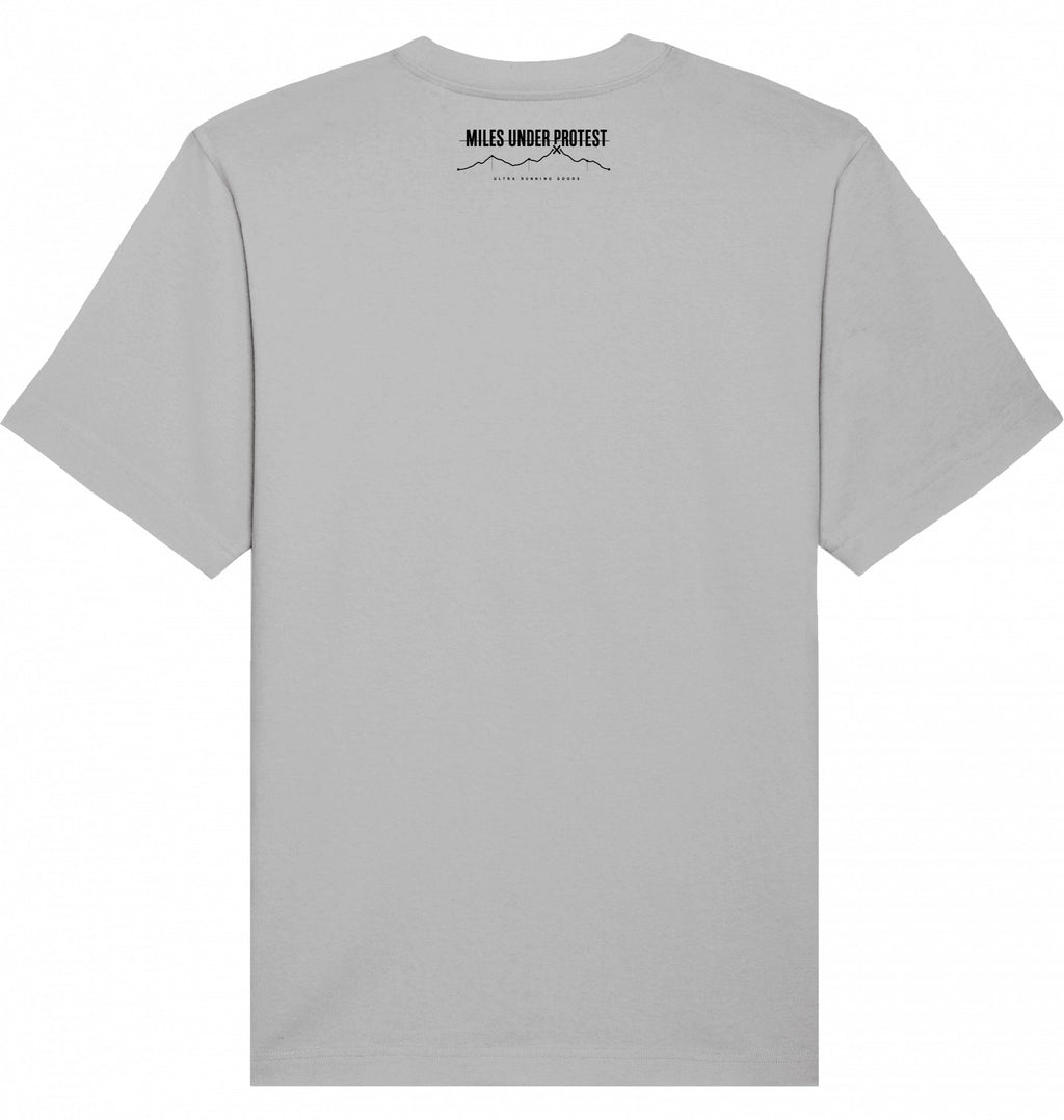 KONTROLLIERT GESTORBEN Heavy Tee – Oversized Organic T-Shirt (Black Print) - Flat Mockup