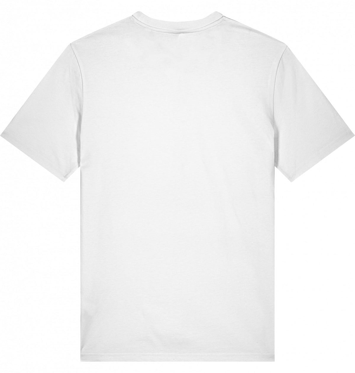 MILES UNDER PROTEST Tee – Organic Trail Running T-Shirt (Black Print) - Flat Mockup