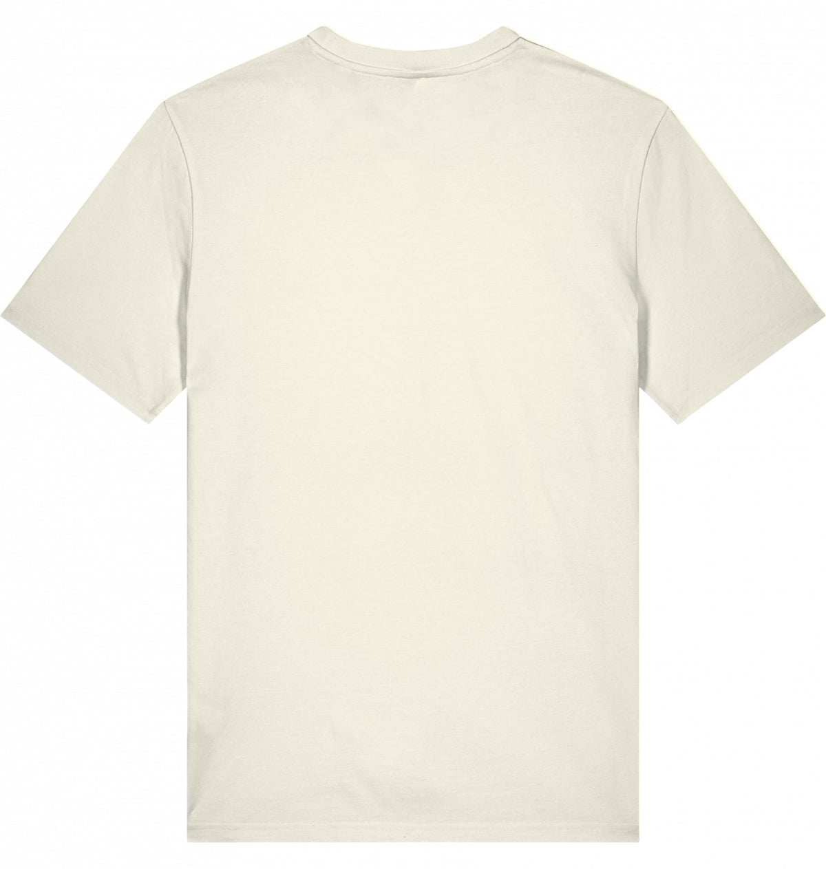 MILES UNDER PROTEST Tee – Organic Trail Running T-Shirt (Black Print) - Flat Mockup