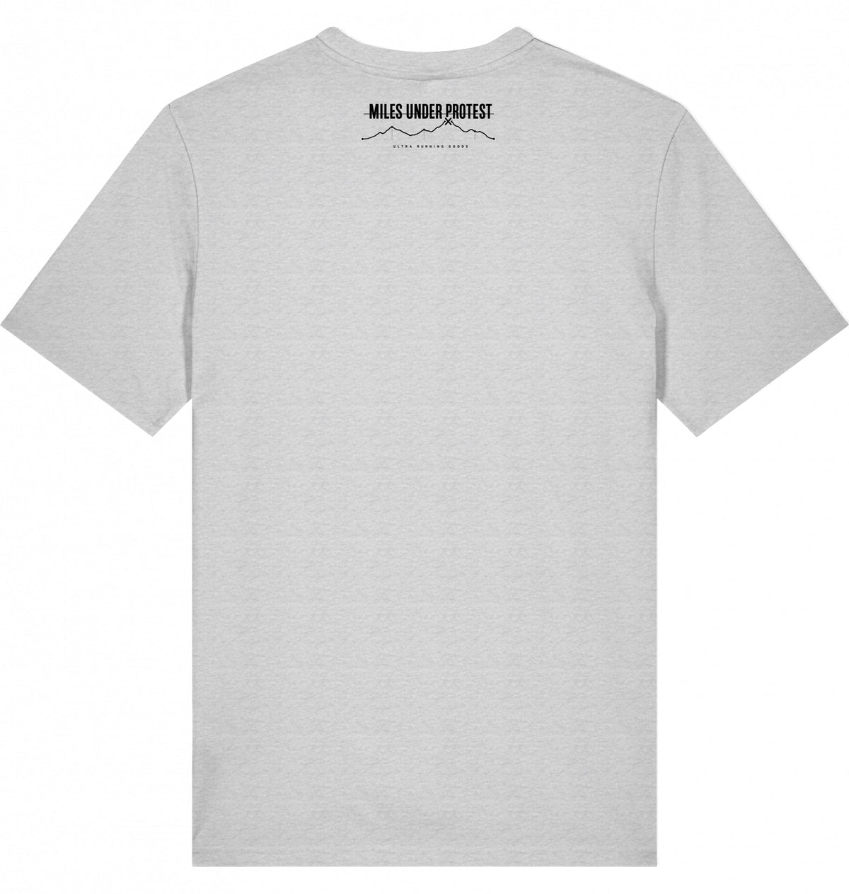 MUP "Im Prinzip Alles Laufbar" Unisex T-Shirt - Black Print - Flat Mockup