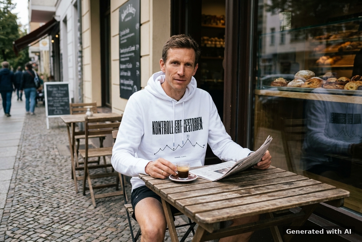 KONTROLLIERT GESTORBEN Heavyweight Organic Hoodie - Off_Duty Mockup (Front) [White]