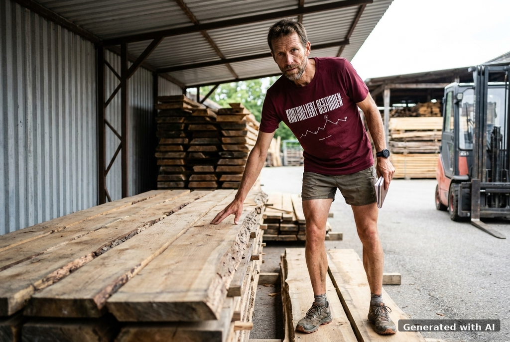 KONTROLLIERT GESTORBEN Organic Trail Running Tee – White Print - Off_Duty Mockup (Front) [Burgundy]
