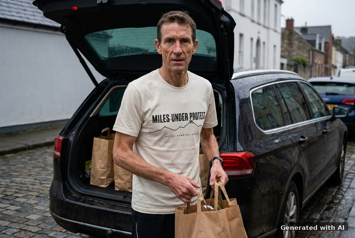 MILES UNDER PROTEST Heavy Tee – Oversized Organic T-Shirt (Black Print) - Off_Duty Mockup (Front) [Natural Raw]