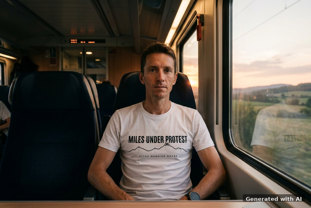 MILES UNDER PROTEST Heavy Tee – Oversized Organic T-Shirt (Black Print) - Off_Duty Mockup (Front) [Cool Heather Grey]